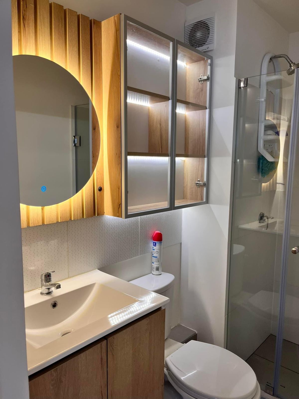 Baño remodelado a medida